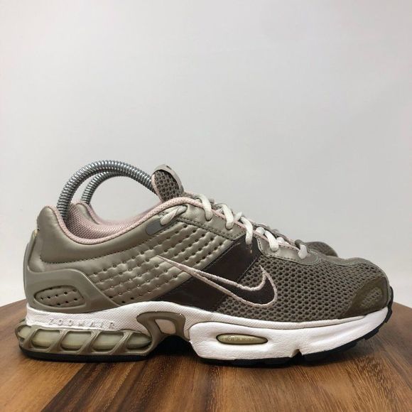 Vtg 2006 Nike Zoom Air Women's Sz 8 Running Shoes Sneakers Metallic Bronze Pink - Picture 1 of 8
